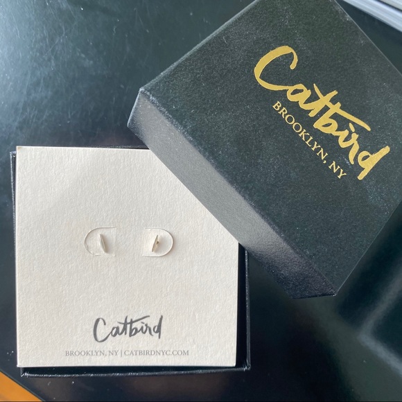 Catbird Jewelry - Catbird Little Secret Stud Pair Silver